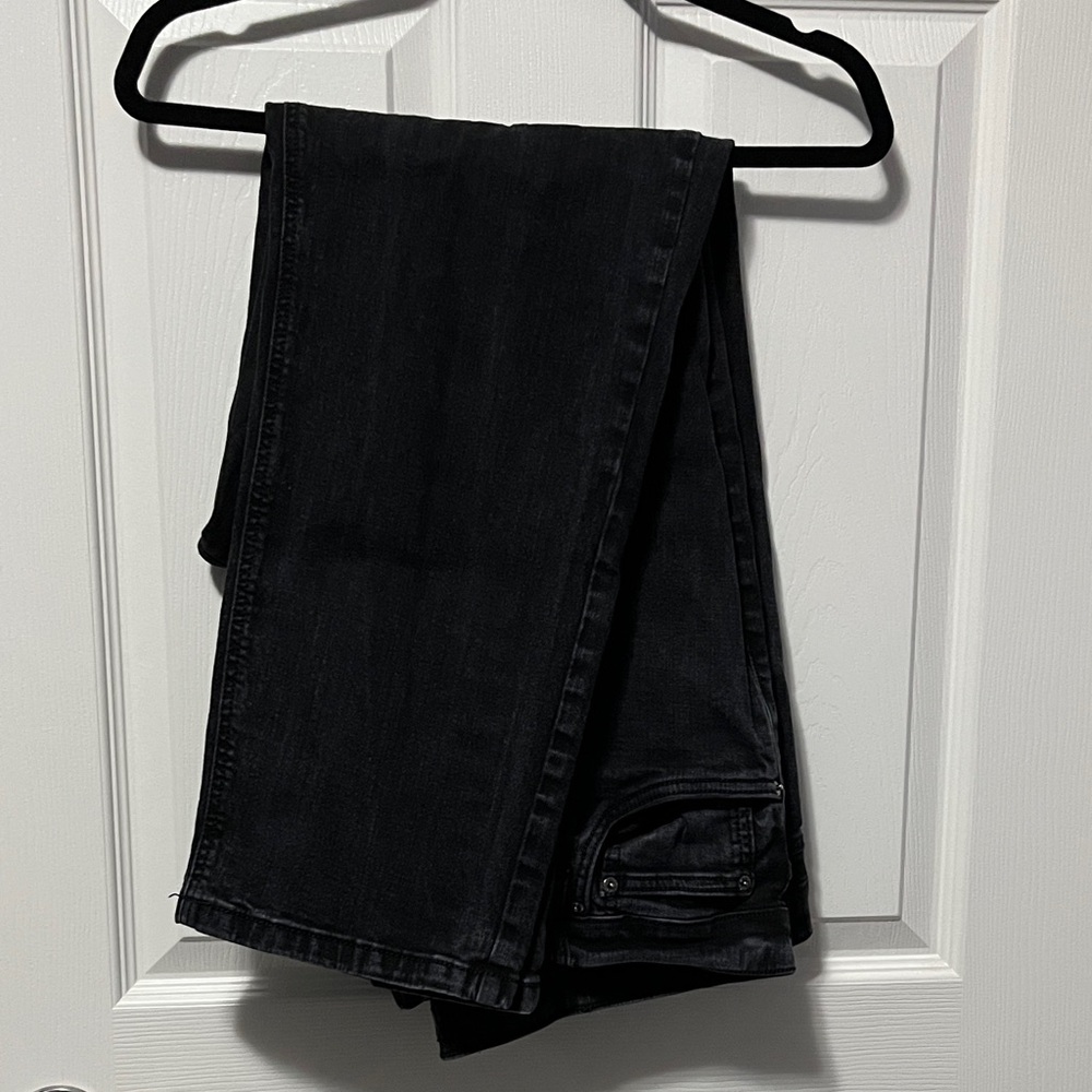 Men's Black Straight Jeans 42x31 Urban Star Barely Worn Casual Wear Cotton Denim